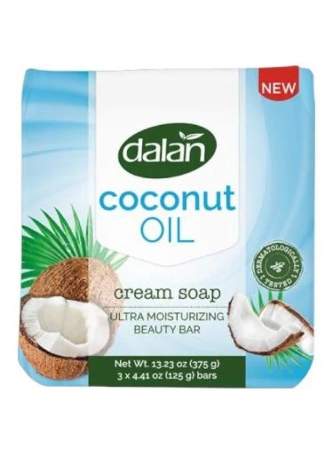 صابون بزيت جوز الهند كريم مرطب   – 3 × 125 جرام