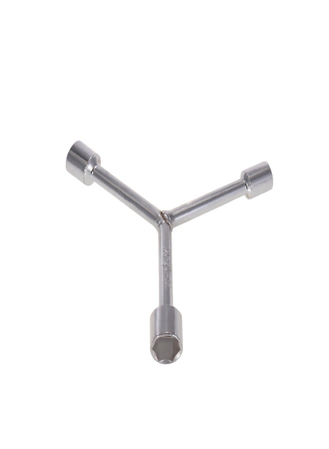 Silver Y Type Socket Wrench Spanner Sleeve Metal 10MM/12MM/14MM Electric Guitar Bass Repair Tool - Image 1