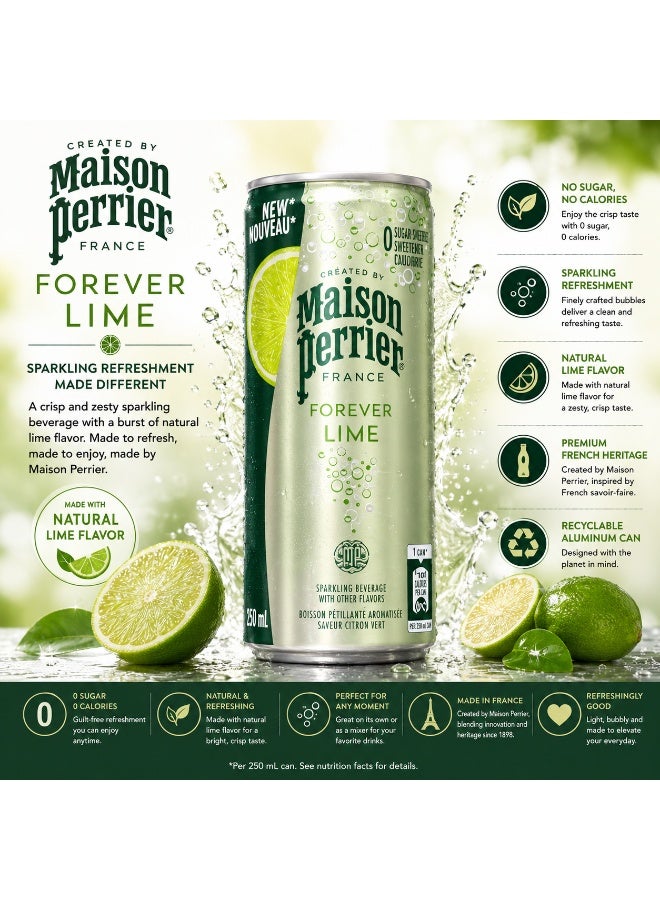 Maison Perrier Forever Lime Sparkling Water Can 330ml - Image 5