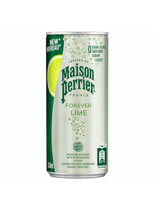 Maison Perrier Forever Lime Sparkling Water Can 330ml - Image 1
