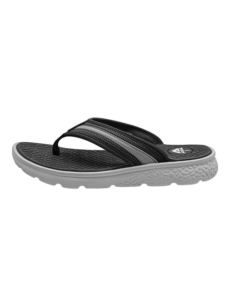 Adda TM-WAVE-2 Durable & Lightweight Black Men Slipper for daily use - Image 2