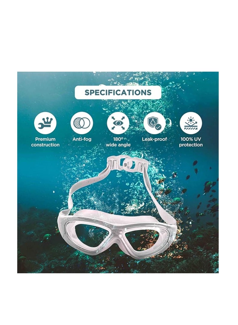 ENDLESS  Premium Swimming Goggle with Anti-Fog and UV Protection | Stylish 180 Degree Wide View Glasses | Soft Silicone Gasket for Leak Proof | With Hard Case - Image 2