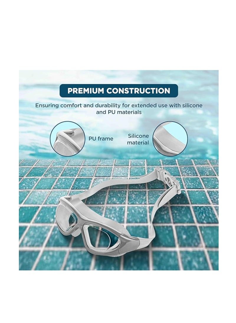 ENDLESS  Premium Swimming Goggle with Anti-Fog and UV Protection | Stylish 180 Degree Wide View Glasses | Soft Silicone Gasket for Leak Proof | With Hard Case - Image 3