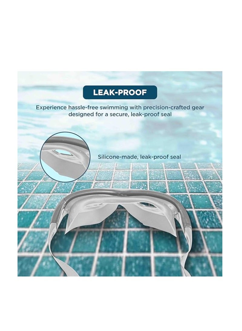 ENDLESS  Premium Swimming Goggle with Anti-Fog and UV Protection | Stylish 180 Degree Wide View Glasses | Soft Silicone Gasket for Leak Proof | With Hard Case - Image 4