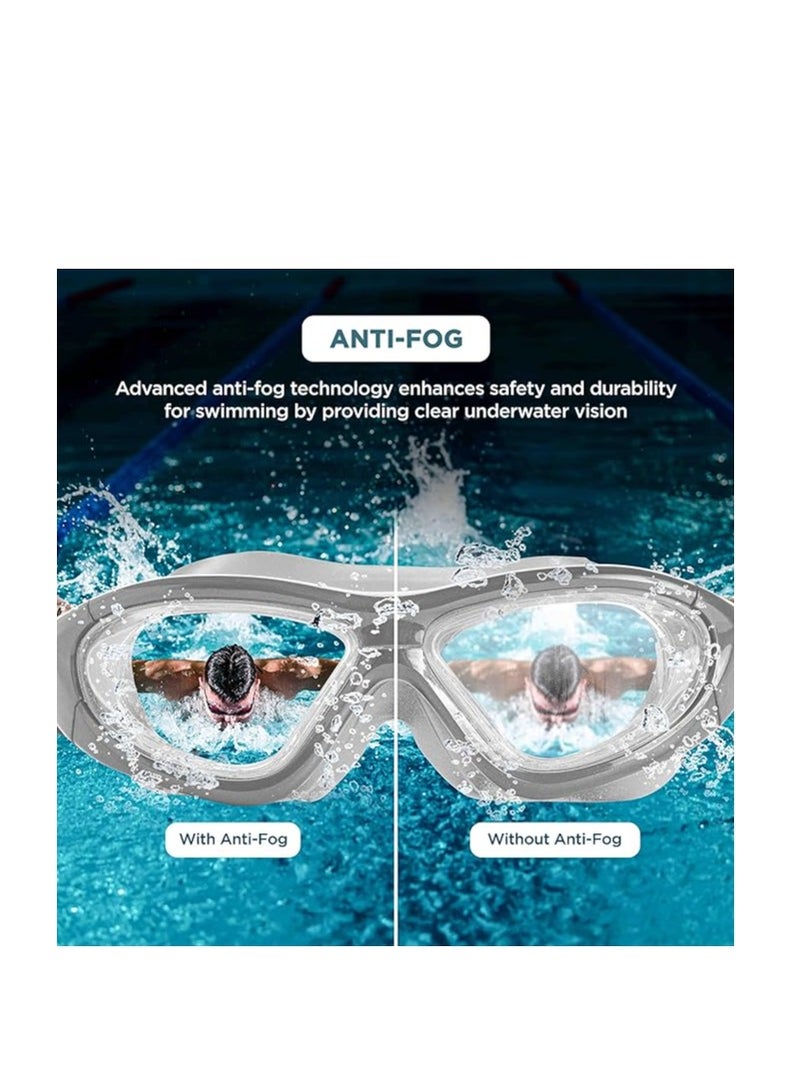 ENDLESS  Premium Swimming Goggle with Anti-Fog and UV Protection | Stylish 180 Degree Wide View Glasses | Soft Silicone Gasket for Leak Proof | With Hard Case - Image 5
