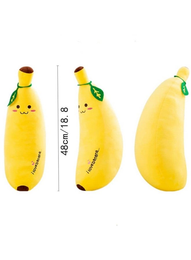 OUKEYI 48Cm/18.8 Banana Plush Stuffed Animal Toys Cute Soft Comfortable Hugging Pillow Birthday Gifts For Kids - Image 4