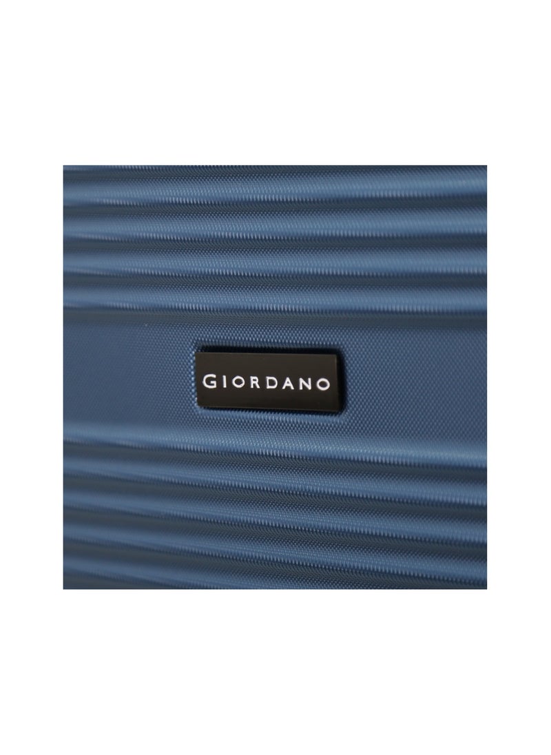 GIORDANO طقم حقائب أمتعة بعجلات من الجانب الصلب 3 قطع، أزرق (S-20&quot;،M-24&quot;،L-28&quot;)  - Image 3