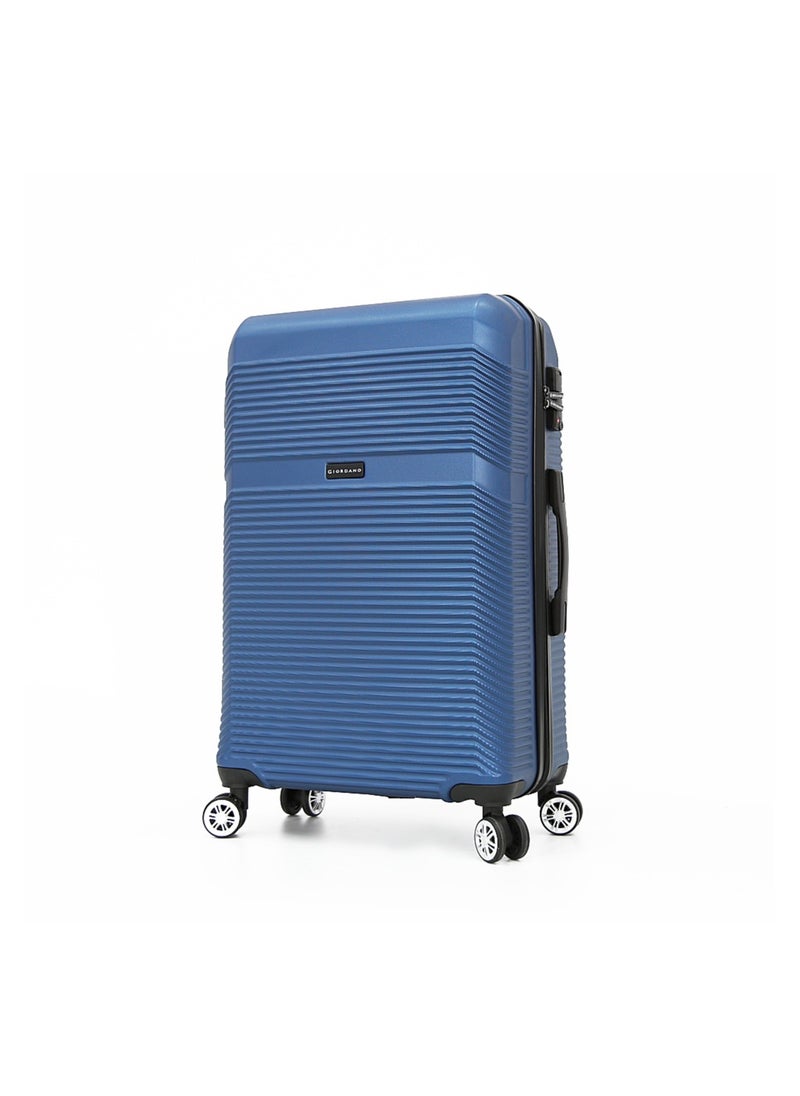 GIORDANO طقم حقائب أمتعة بعجلات من الجانب الصلب 3 قطع، أزرق (S-20&quot;،M-24&quot;،L-28&quot;)  - Image 2