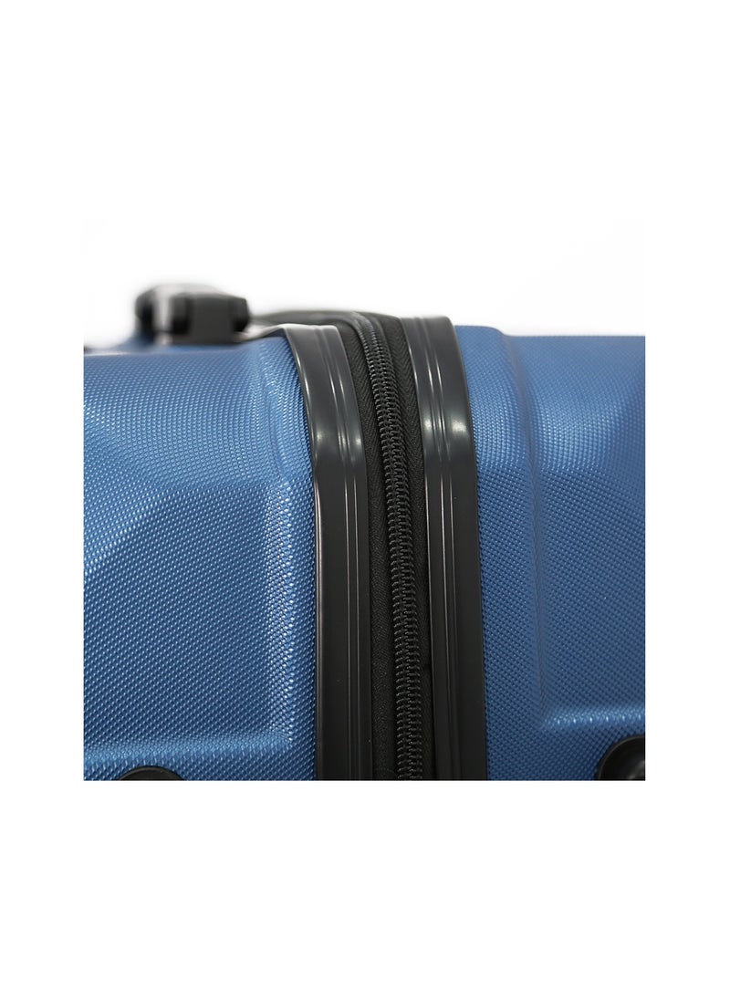 GIORDANO طقم حقائب أمتعة بعجلات من الجانب الصلب 3 قطع، أزرق (S-20&quot;،M-24&quot;،L-28&quot;)  - Image 5