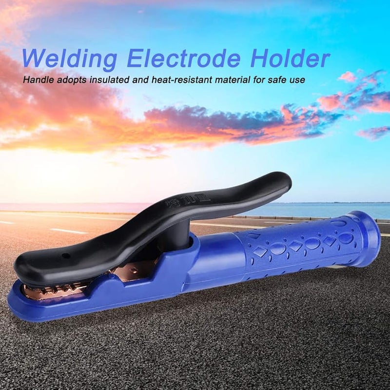 حامل قطب لحام النحاس الأصفر 800 أمبير، ملقط نحاسي معزول، تصميم مريح وعملي - Image 4