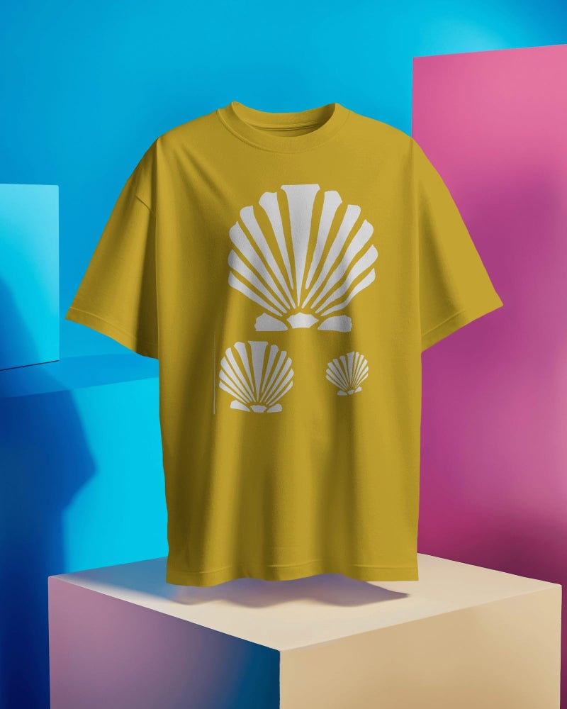 STENCILAIR Reusable Scallop & Sea Shells Stencil 8.5" x 11" - Custom Beach-Themed Design for Coastal Crafts - Image 5