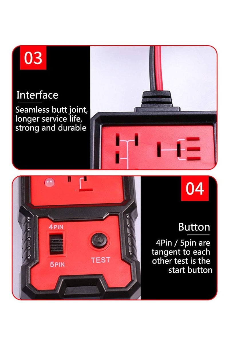 GNAFOTU Relay Tester Automotive Kit 12V Car Relay Circuit Tester Tools Car Circuit System Diagnostic Repair Tool for Cars Trucks Electrical System Circuit Tester - Image 3