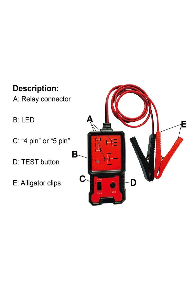 GNAFOTU Relay Tester Automotive Kit 12V Car Relay Circuit Tester Tools Car Circuit System Diagnostic Repair Tool for Cars Trucks Electrical System Circuit Tester - Image 5