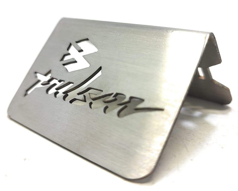 TRP TRADERS® Brushed Stainless Steel Front Disc Brake Fluid Reservoir Oil Cap Compatible for Bajaj Bikes (Pulsar) - Image 1