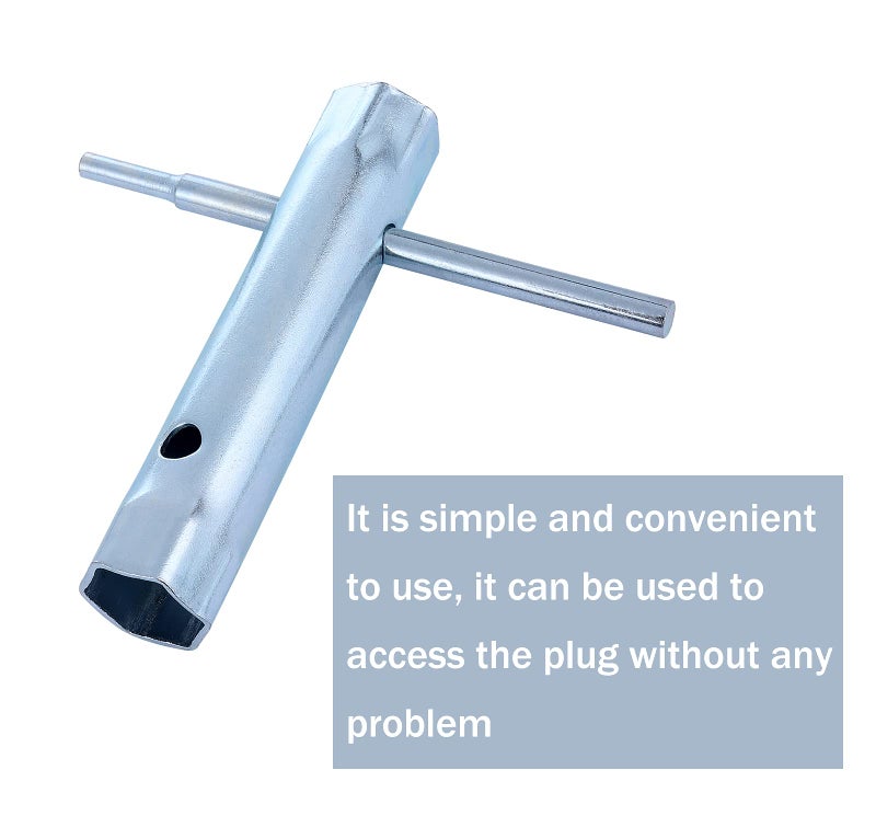 ELIUNG 10Pcs Dual-Ended Wrench 6-22mm, Socket Plumber Back Nut Tap Spark Plug Spanner Set Extended Spark Plug Wrench Set Dual Purpose Hollow Hexagonal Threaded Sleeve Tool - Image 3