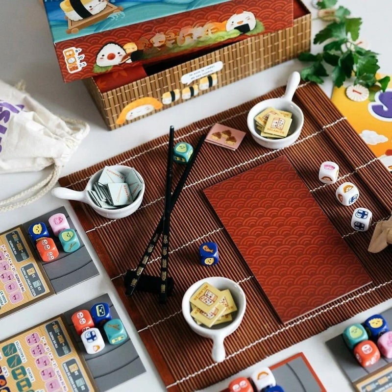 Sushi Card Game 108 Cards 15 Minutes Fast-Paced - Teaches English Chinese for Family Fun - Image 4