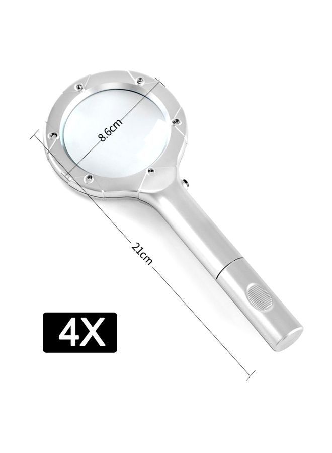 NIBEMINENT LED Magnifying Glass Silver - Image 3