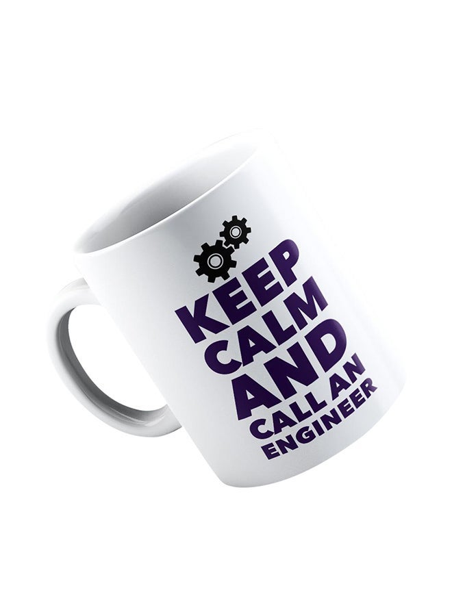 Phone Planet Call An Engineer Coffee Mug White - Image 3