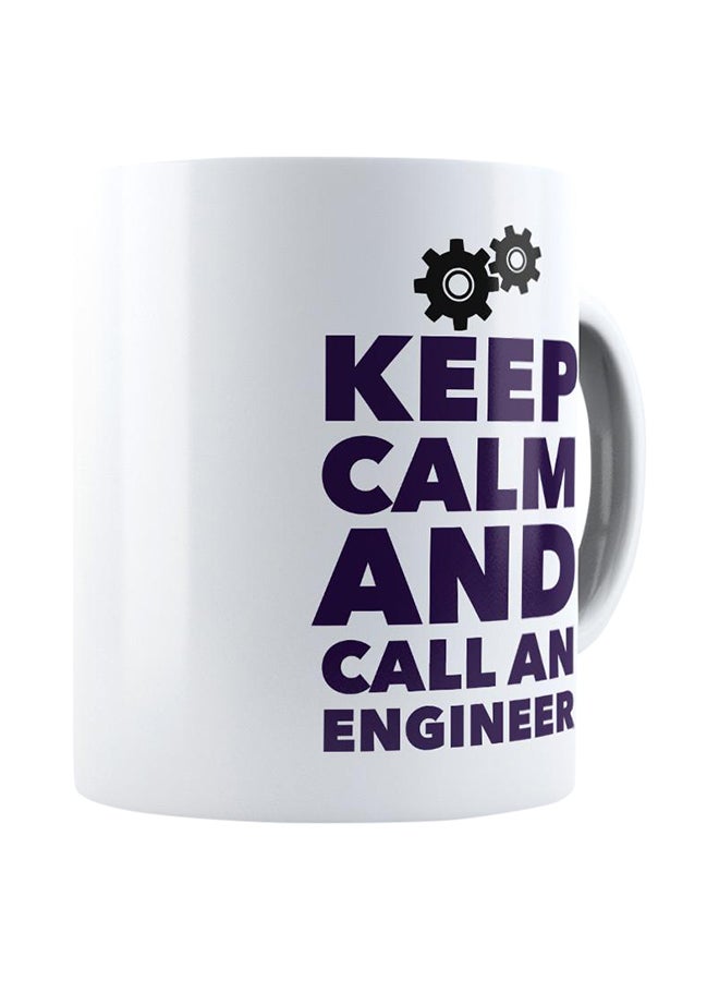 Phone Planet Call An Engineer Coffee Mug White - Image 2