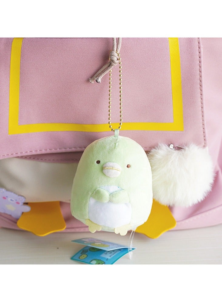 general Cute Corner Creatures Fried Shrimp Plush Keychain Doll, Cartoon Toy, and Bag Pendant