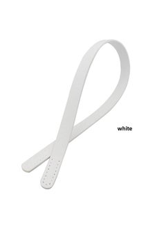 Arabest 60cm Hand-sewn Leather Bag Handle White 