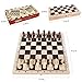 GOTHINK Wooden Chess Checker and Backgammon 3 in 1 Board Game SetClassic Traditional Travel Night Toy and Game Gift Set for Kids Adults Senior Family - Image 4