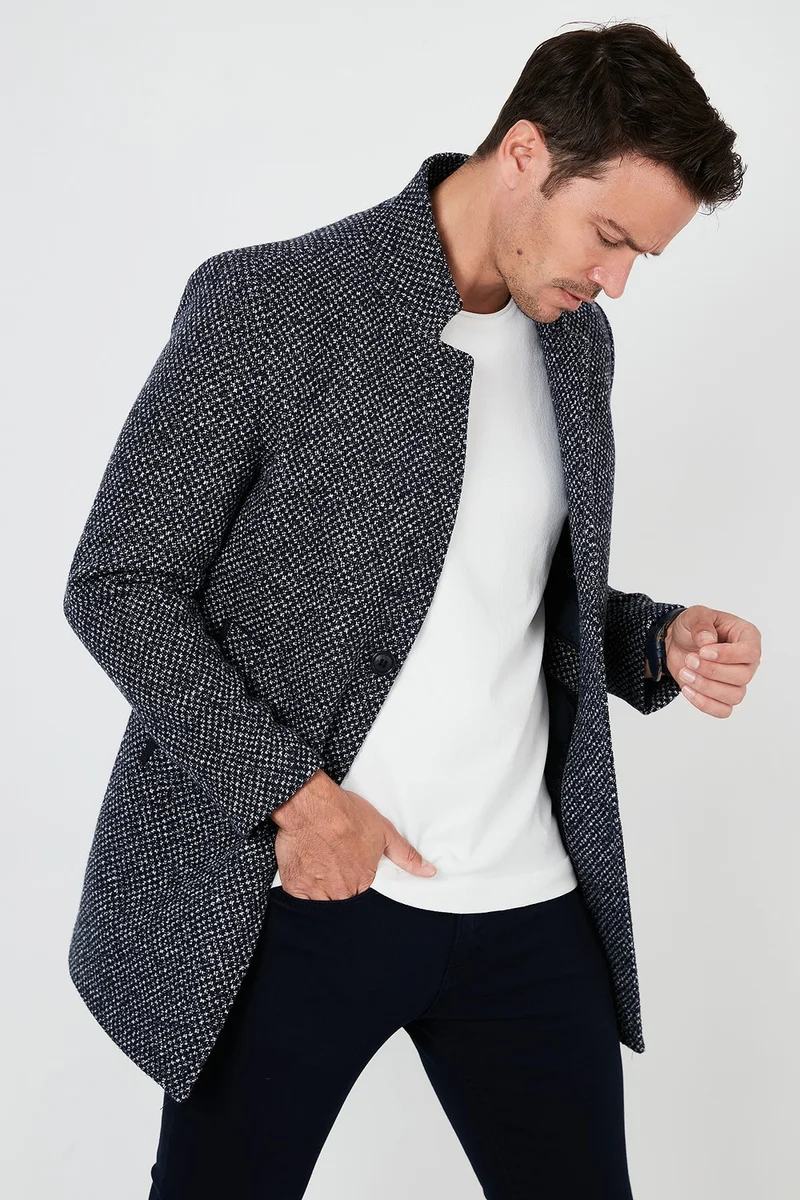 Buratti Slim Fit Cotton Cashew Coat Men's Coat 5840110