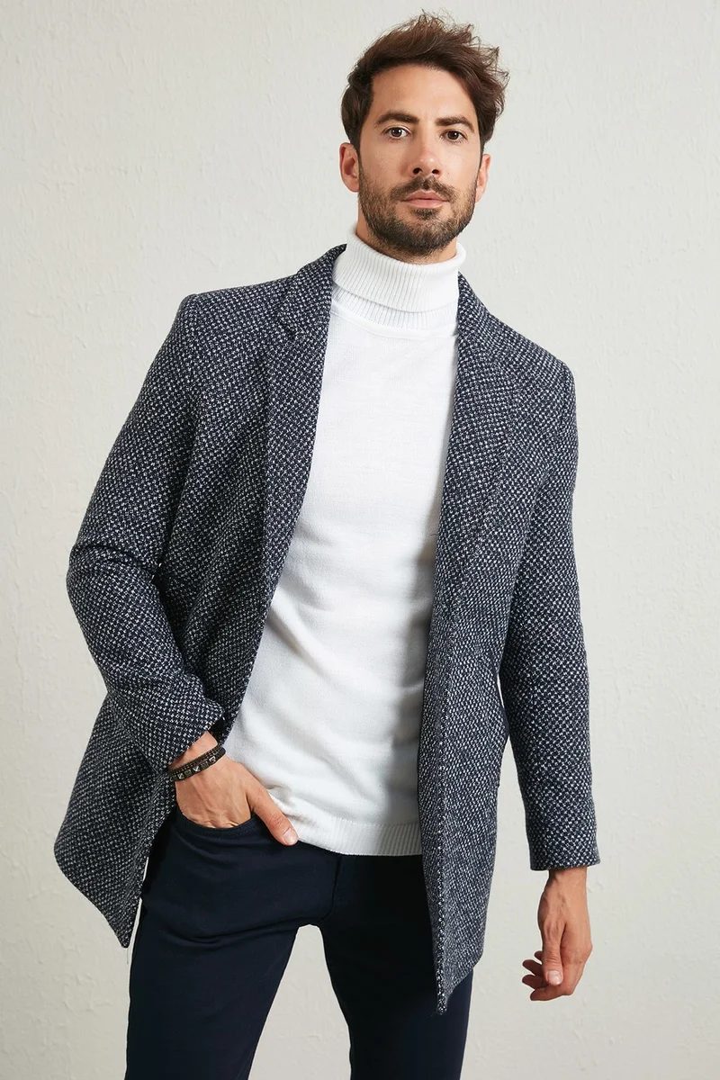 Buratti Slim Fit Cotton Cashew Coat Men's Coat 5840110