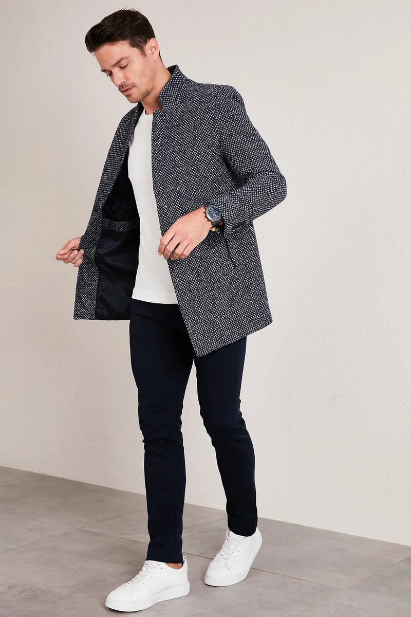 Buratti Slim Fit Cotton Cashew Coat Men's Coat 5840110