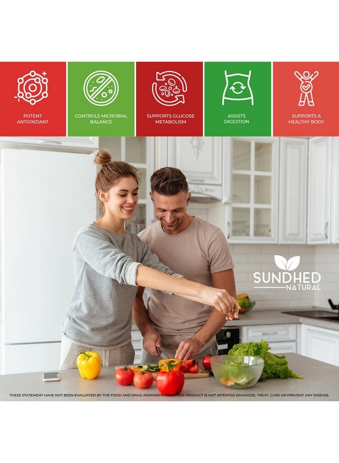 Sundhed Natural Ultramax Berberine HCL with Ceylon Cinnamon, Hydrochloride Supplement Capsules - Image 5