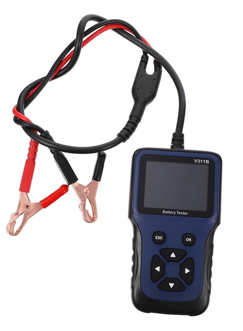 Generic Car Battery Tester Battery Tester T Tool Auto Supplies Specialty Tools Auto Battery Analyzer Battery Load Tester Automotive Tools Plastic Car Major Car Battery Testing Tool  - Image 1