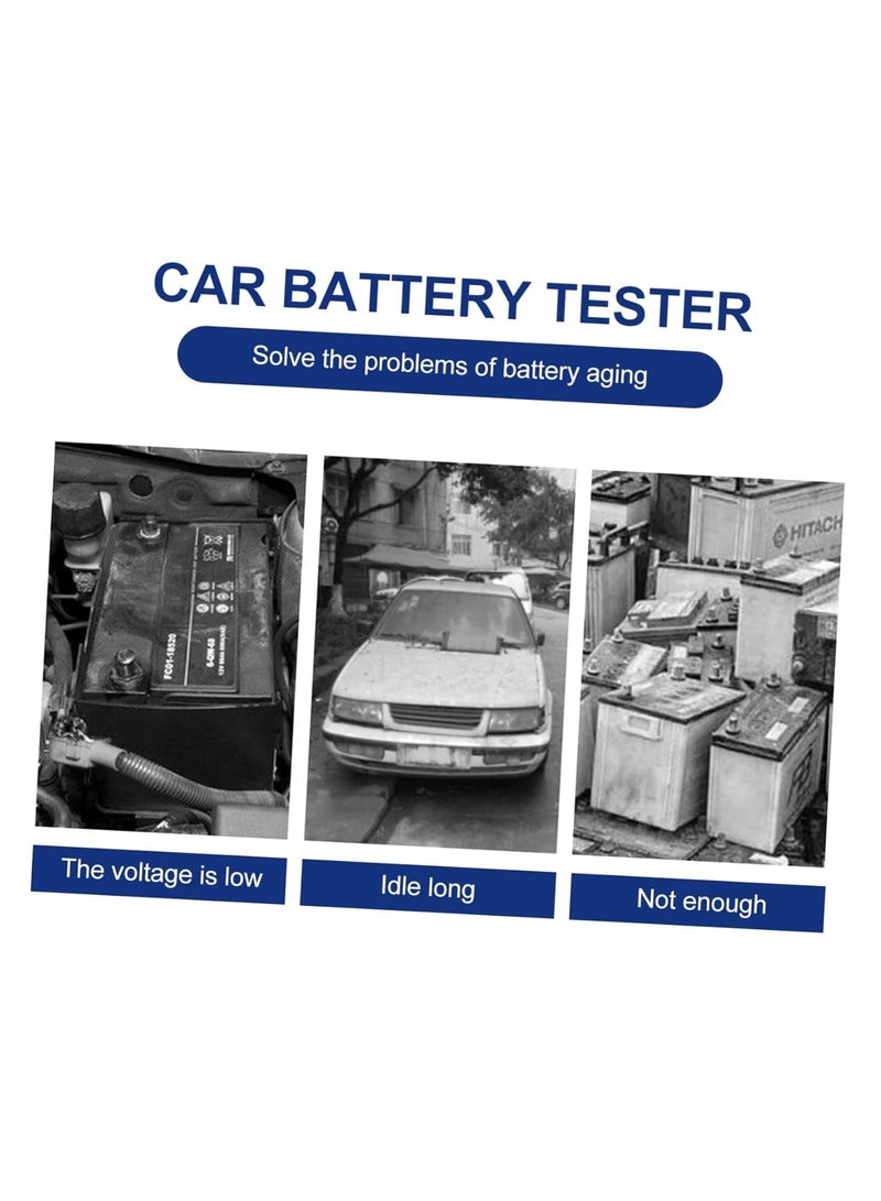 Generic Car Battery Tester Battery Tester T Tool Auto Supplies Specialty Tools Auto Battery Analyzer Battery Load Tester Automotive Tools Plastic Car Major Car Battery Testing Tool  - Image 4