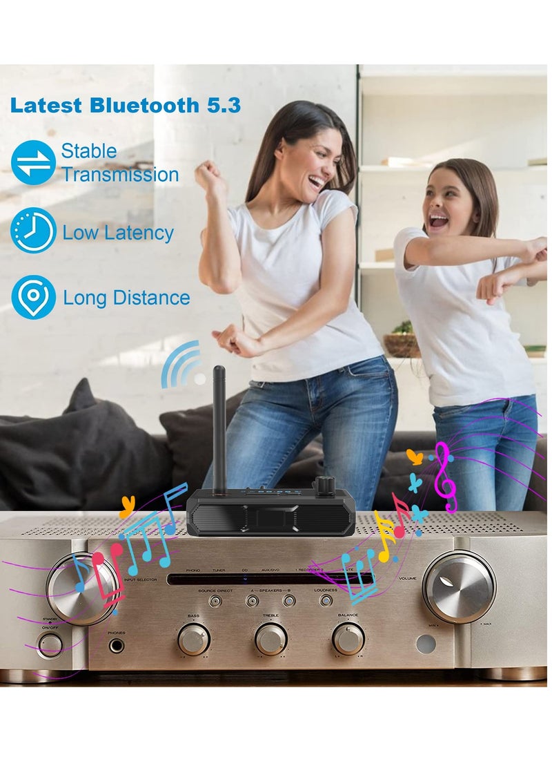 Generic Bluetooth 5.1 Audio Adapter for TV and Home Stereo Wireless Low Latency RCA AUX 3.5mm Audio Transmitter and Receiver  - Image 2