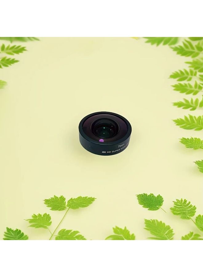 Black Professional HD Camera Lens Set For Smartphones 250 Degree Wide Angle Macro Lens - Image 1
