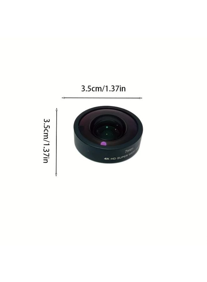 Black Professional HD Camera Lens Set For Smartphones 250 Degree Wide Angle Macro Lens - Image 2