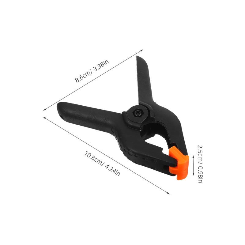 Heavy Duty Nylon Photography Background Clips 8pcs Lightweight Portable Backdrop Support Clamps - Image 3