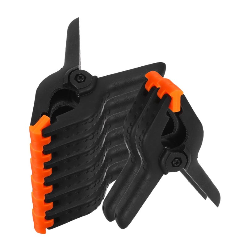 Heavy Duty Nylon Photography Background Clips 8pcs Lightweight Portable Backdrop Support Clamps - Image 2
