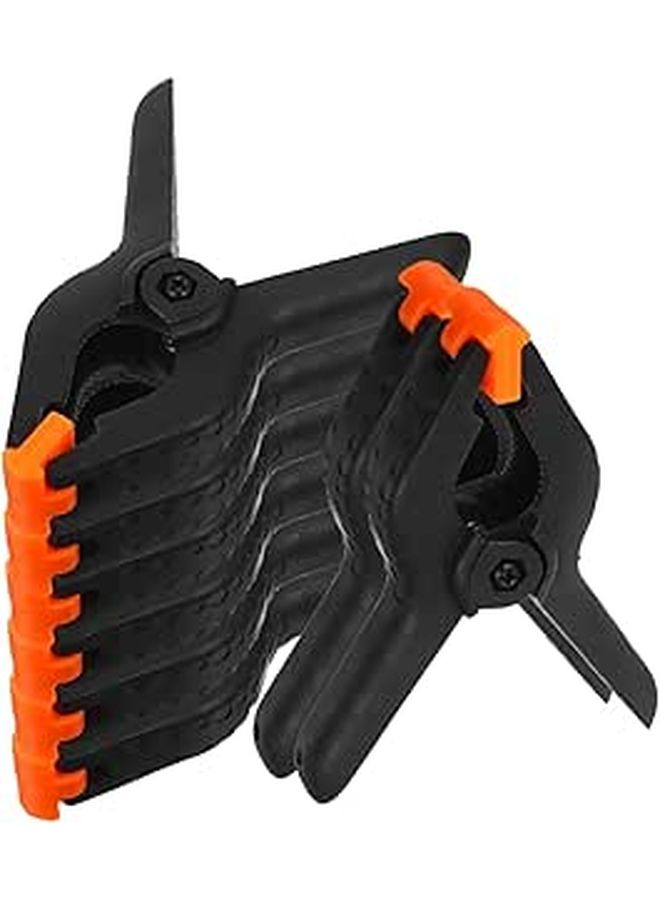 Heavy Duty Nylon Photography Background Clips 8pcs Lightweight Portable Backdrop Support Clamps - Image 1