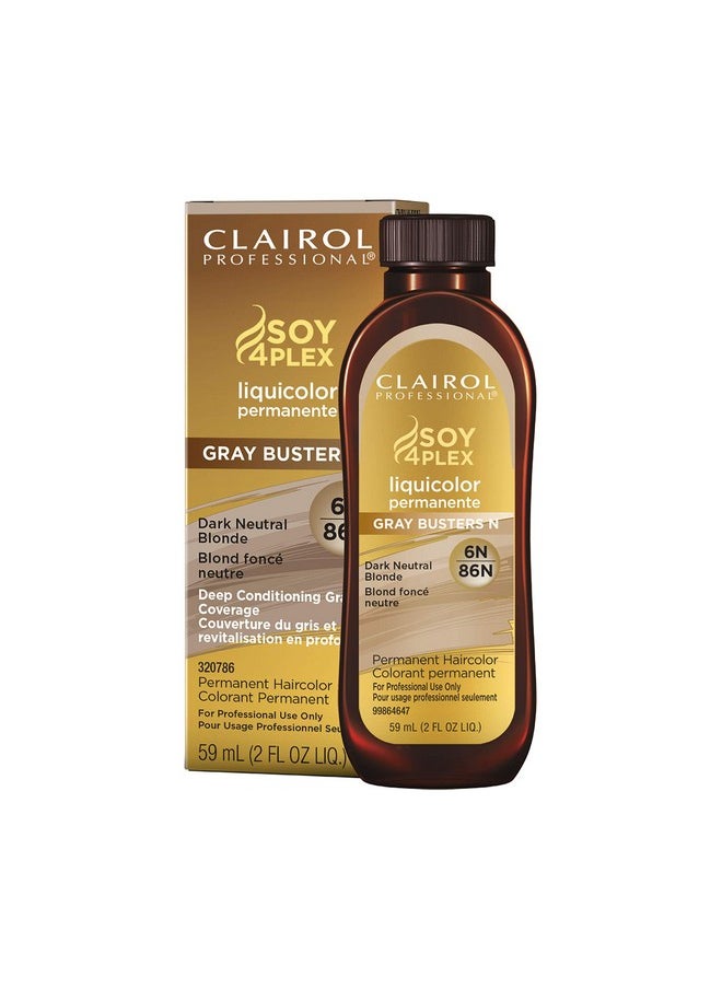 Clairol Professional - Permanent Liquicolor For Blonde Hair Color, 6N Dark Neutral Blonde, 2 Oz - Image 1