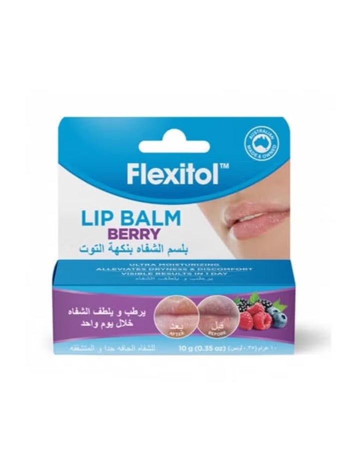 Flexitol Lip Balm Berry 10g