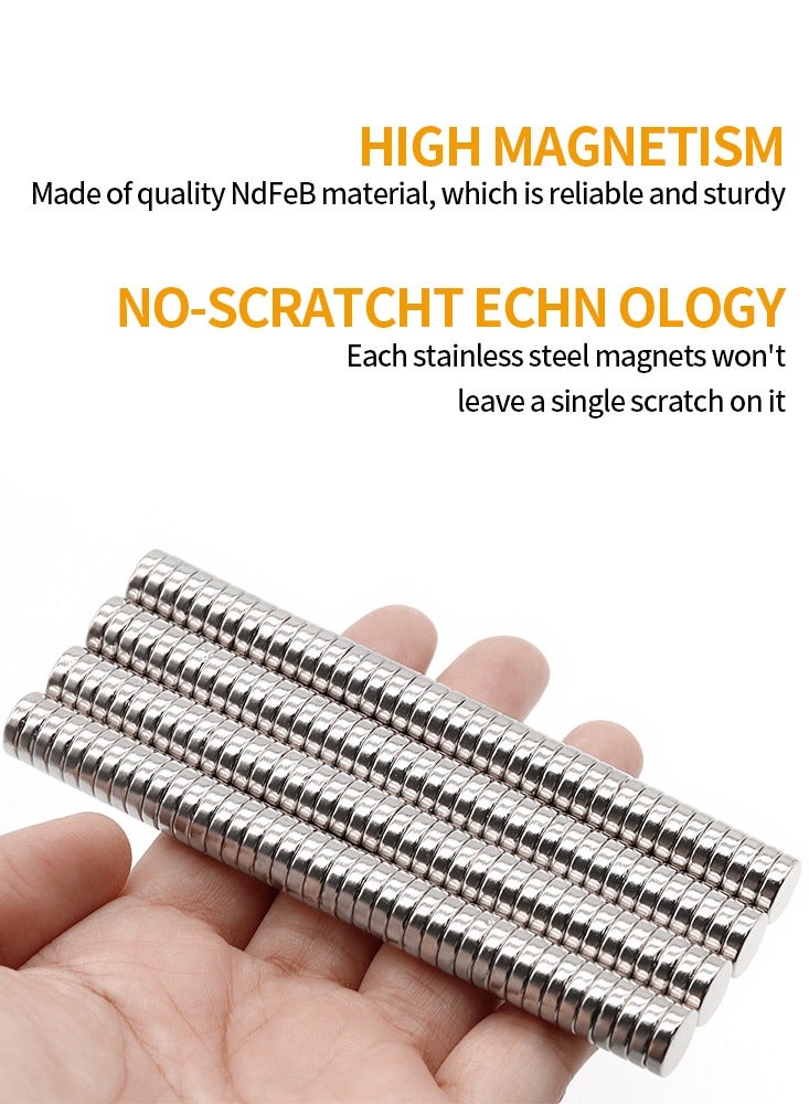 50pcs Super Powerful Neodymium Magnet Round 0.39X0.12 inch N35 Strong Permanent Magnetic Small NdFeB Refrigerator Magnets 10x3mm - Image 4