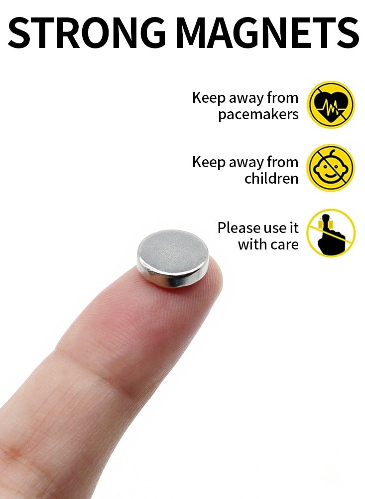 50pcs Super Powerful Neodymium Magnet Round 0.39X0.12 inch N35 Strong Permanent Magnetic Small NdFeB Refrigerator Magnets 10x3mm - Image 3