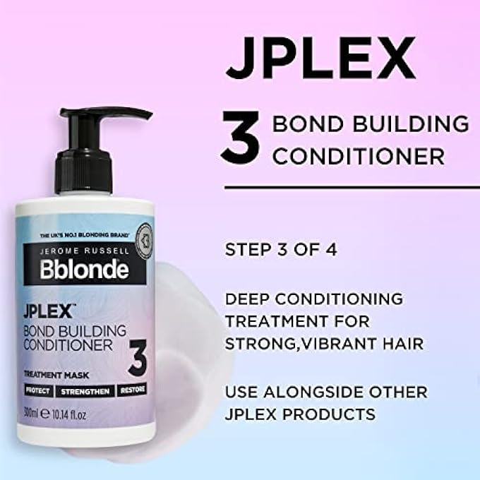 Jerome Russell BBLONDE JPLEX BOND BUILDING CONDITIONER 300ML - Image 2
