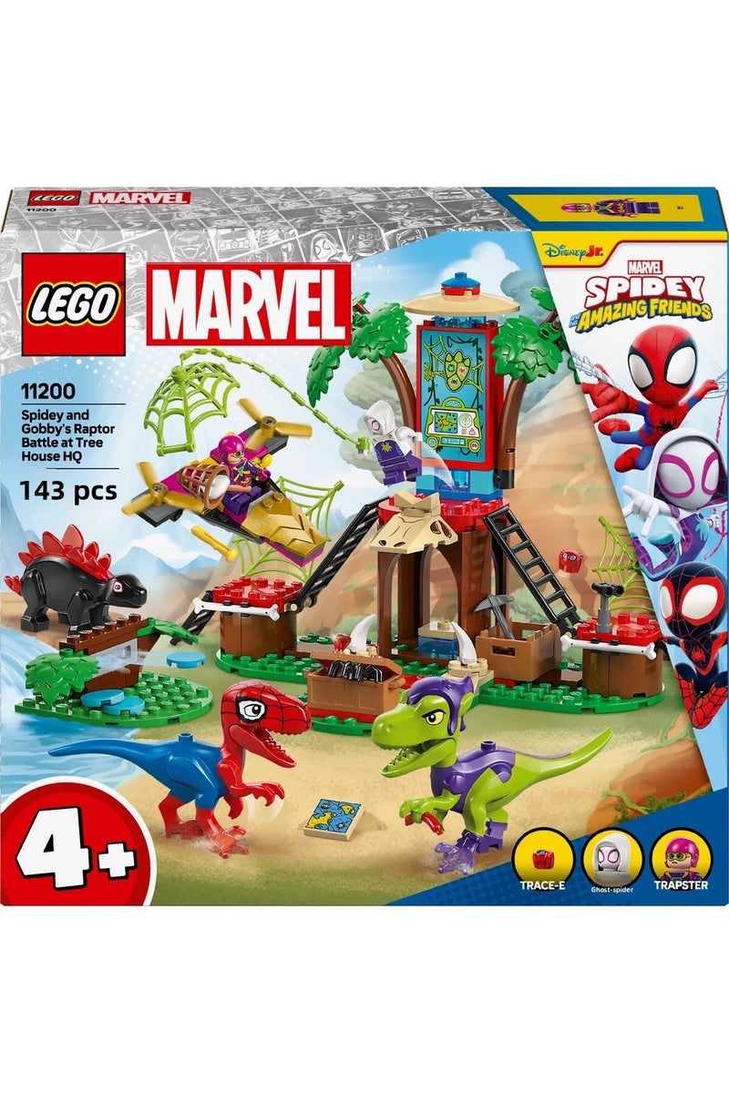 LEGO ® Marvel Spidey And His Amazing Friends Spidey and Gobby’s Raptor Battle at Tree House HQ 11200 - Image 3