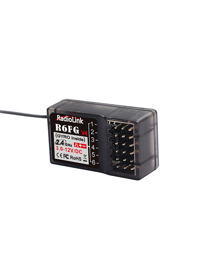 RADIOLINK - Radiolink R6FG V5 2.4G 6CH FHSS Receiver Gyro Inside for RC6GS V2/RC4GS V2/T8S/T8FB Remote Control Transmitter - Image 1