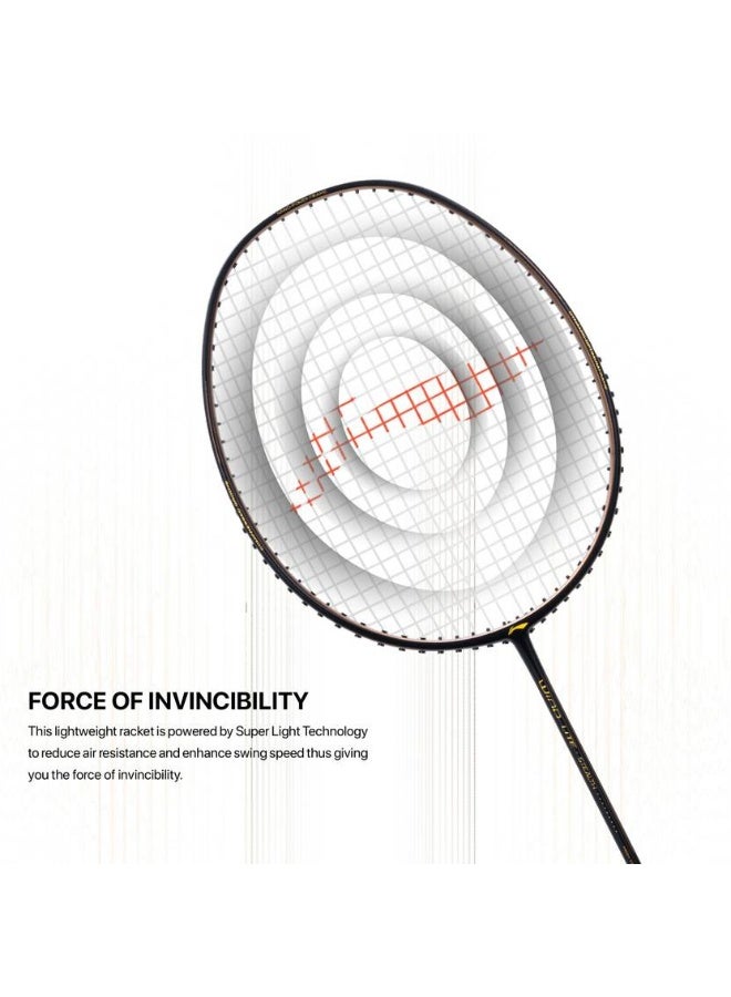 Li-Ning LI-NING Wind Lite Stealth Black, Brown Strung Badminton Racquet  (Pack of: 1, 77 g)  - Image 4