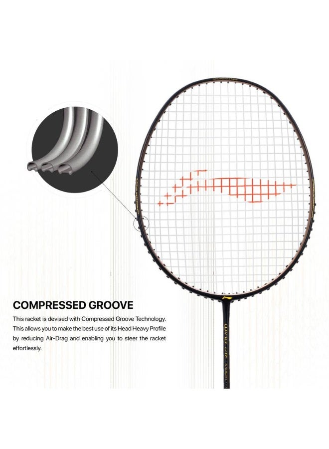 Li-Ning LI-NING Wind Lite Stealth Black, Brown Strung Badminton Racquet  (Pack of: 1, 77 g)  - Image 3