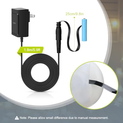 Lenink AC Power Supply Adapter for AAA Battery,Replace 3 AAA Battery,Black - Image 3