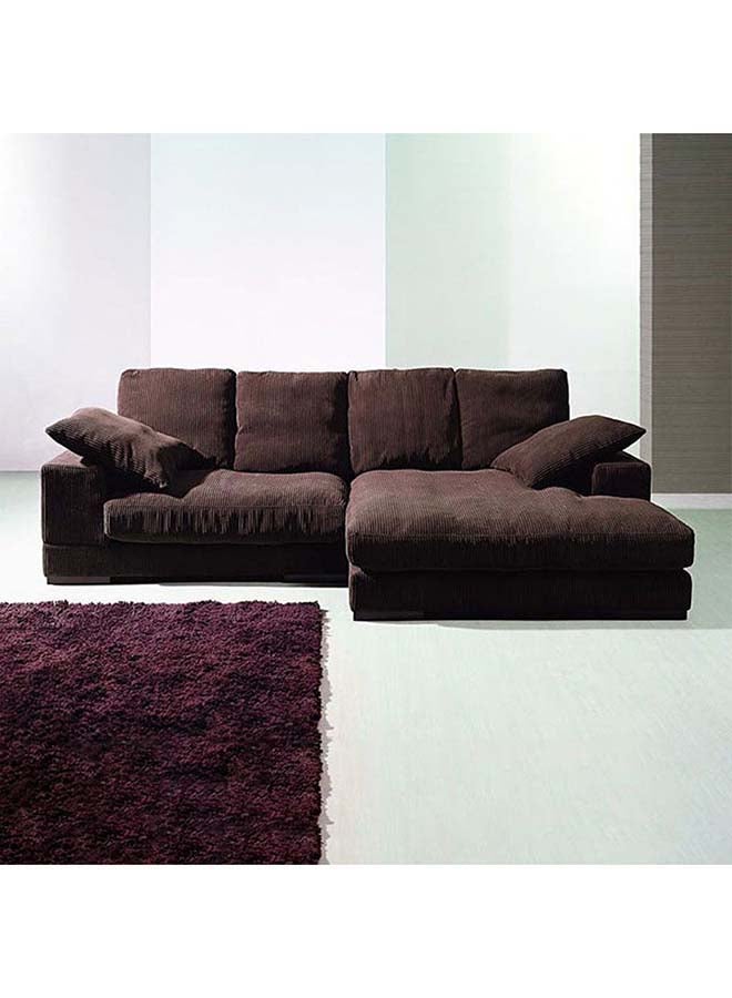 L-shaped sofa-Brown M0625