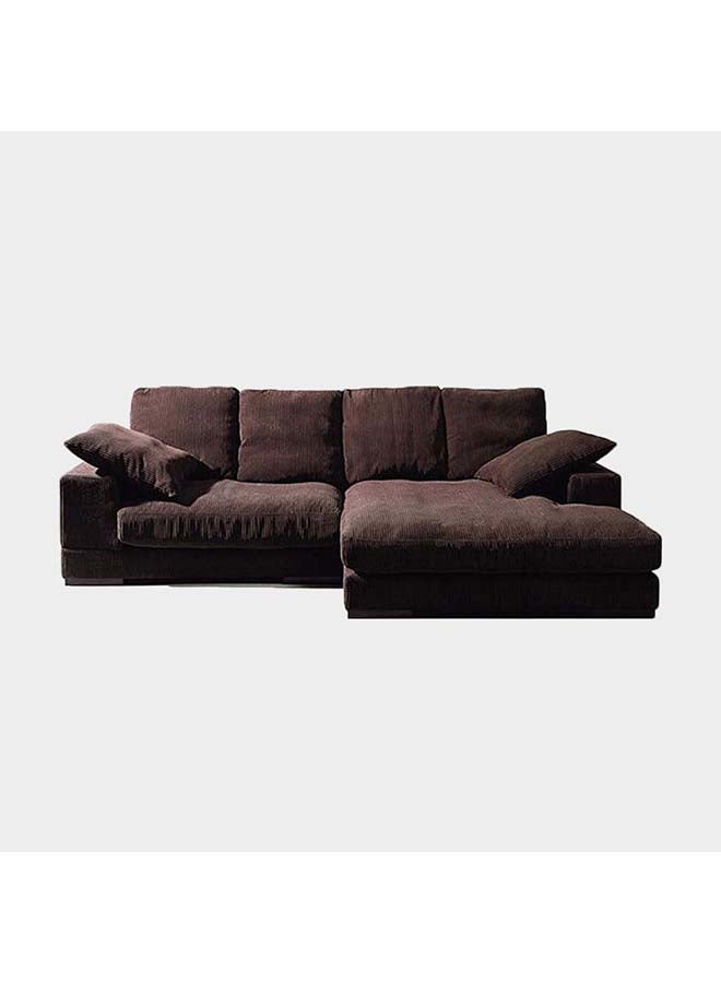 L-shaped sofa-Brown M0625